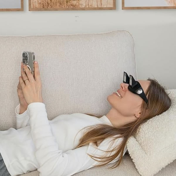 EyeGlass™ Lazy Glasses - Watch TV lying down or read with 100% comfort