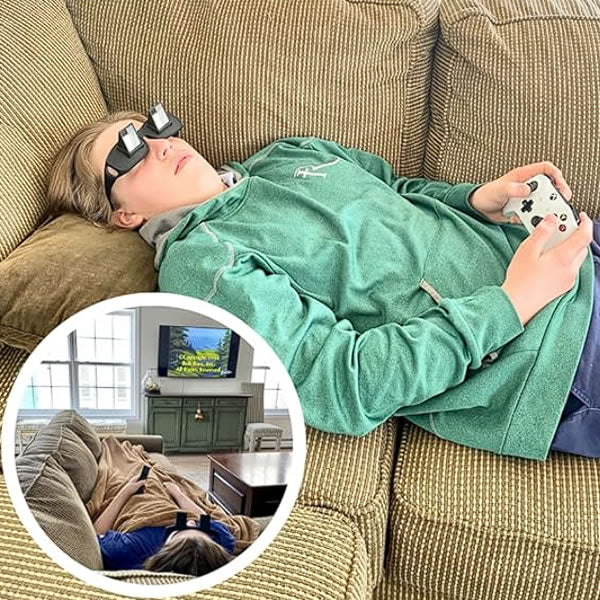 EyeGlass™ Lazy Glasses - Watch TV lying down or read with 100% comfort